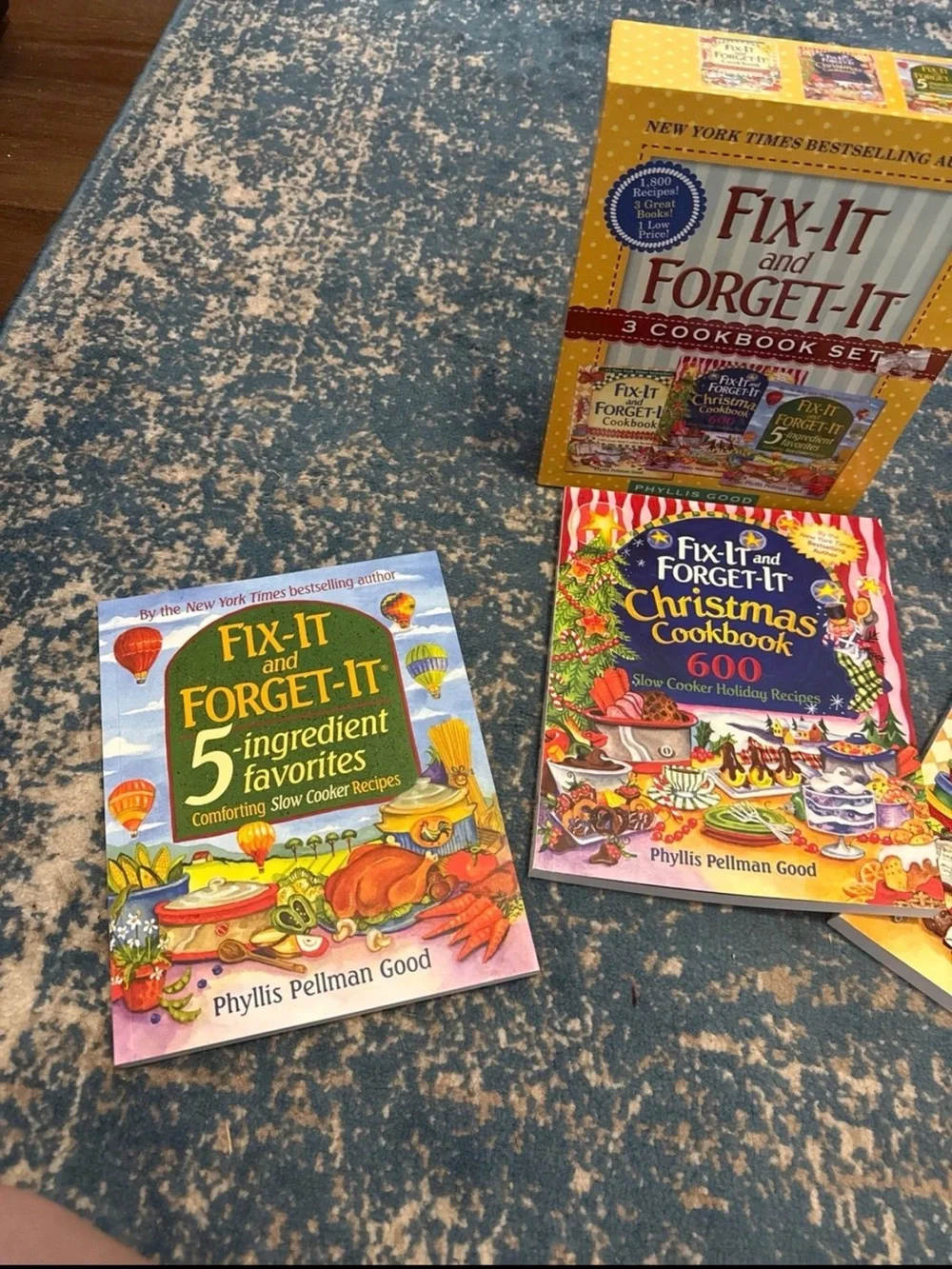 Fix it & Forget it Cookbook Set - Set of 3 Recipe Books
